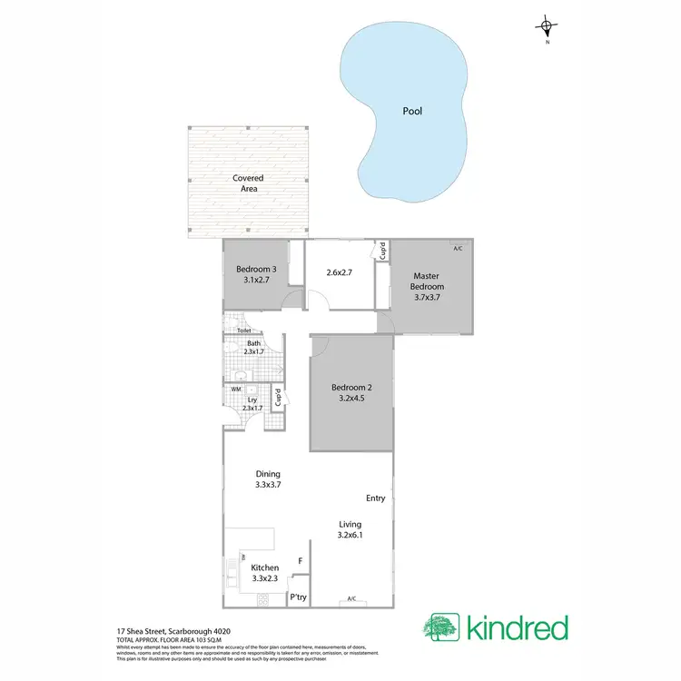 Floorplan of Homely house listing, 17 Shea Street, Scarborough QLD 4020