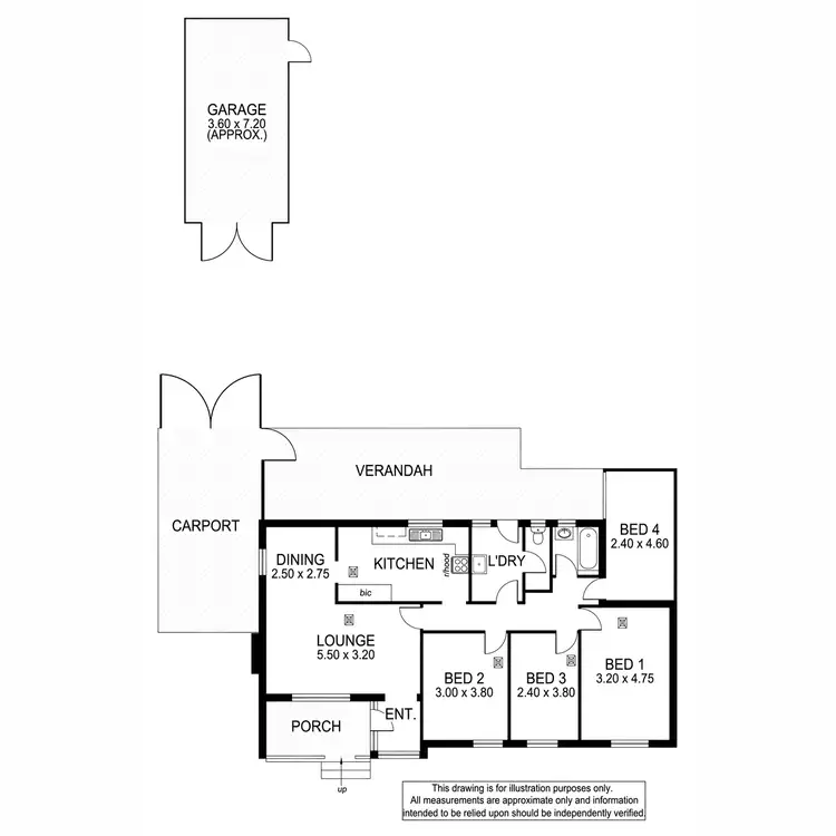 Floorplan of Homely house listing, 150 Seacombe Road, Seacombe Heights SA 5047