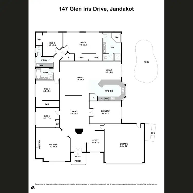 Floorplan of Homely house listing, 147 Glen Iris Drive, Jandakot WA 6164