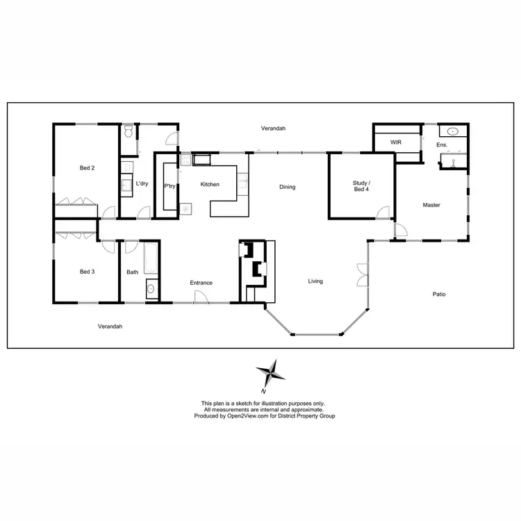 Floorplan of Homely rural property listing, 31 Donkey Hill Road, Barjarg VIC 3723