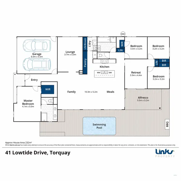 Floorplan of Homely house listing, 41 Lowtide Drive, Torquay VIC 3228