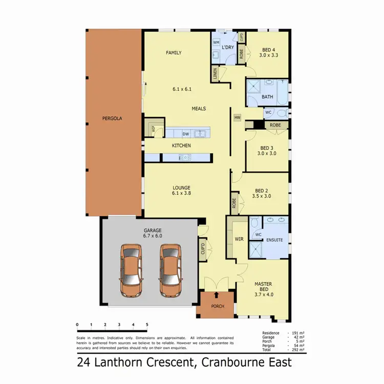 Floorplan of Homely house listing, 24 Lanthorn Crescent, Cranbourne East VIC 3977