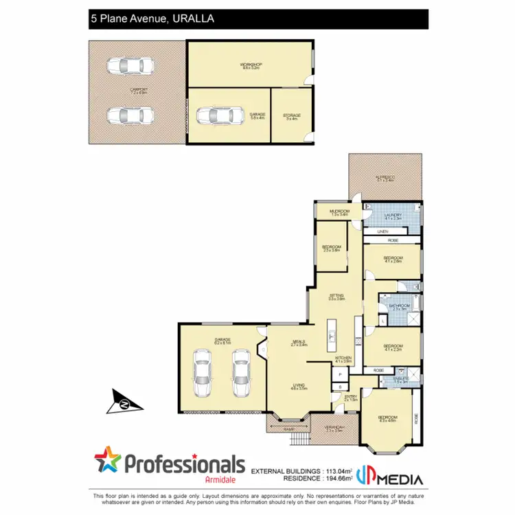 Floorplan of Homely house listing, 5 Plane Avenue, Uralla NSW 2358