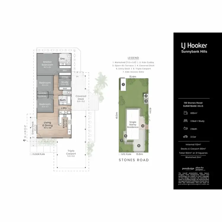 Floorplan of Homely house listing, 118 Stones Road, Sunnybank Hills QLD 4109