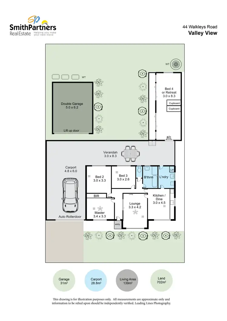 Floorplan of Homely house listing, 44 Walkleys Road, Valley View SA 5093