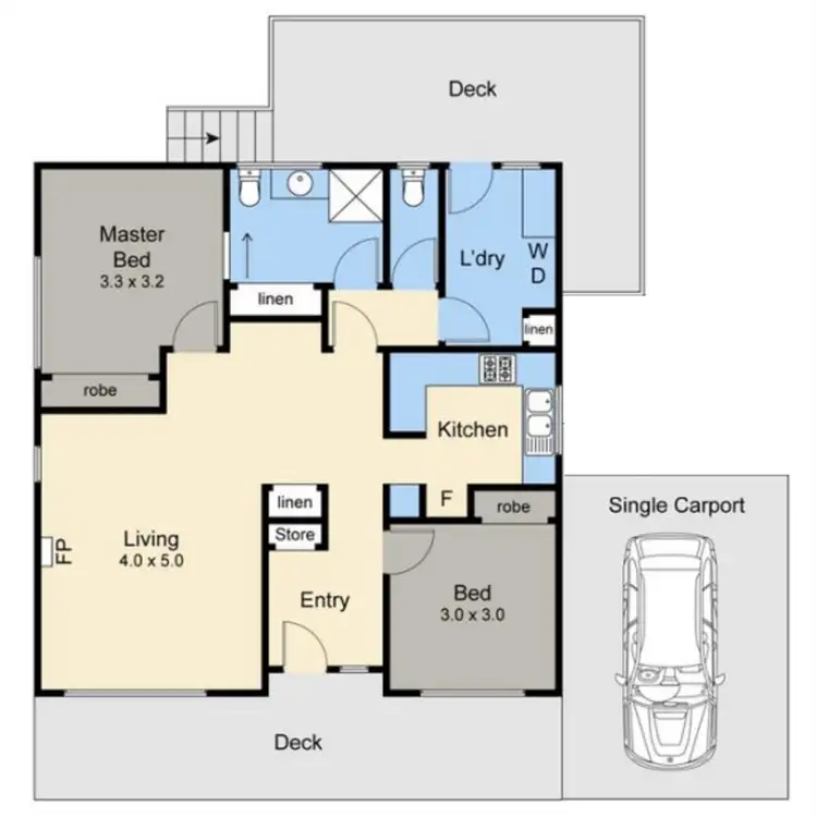 Floorplan of Homely house listing, 6 Flamingo Road, Capel Sound VIC 3940