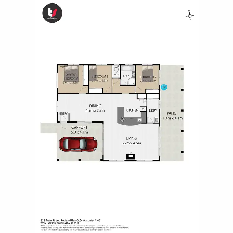 Floorplan of Homely house listing, 223 Main Street, Redland Bay QLD 4165