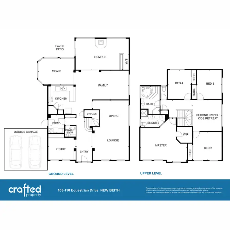 Floorplan of Homely house listing, 108-110 Equestrian Drive, New Beith QLD 4124
