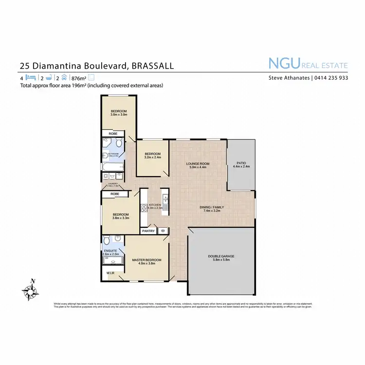 Floorplan of Homely house listing, 25 Diamantina Boulevard, Brassall QLD 4305