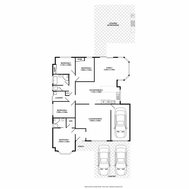 Floorplan of Homely house listing, 18 Dara Crescent, Glenmore Park NSW 2745