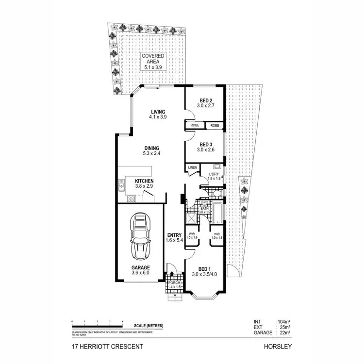 Floorplan of Homely house listing, 17 Herriott Crescent, Horsley NSW 2530