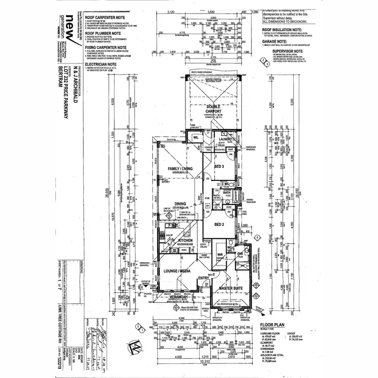 Floorplan of Homely house listing, 82 Price Parkway, Bertram WA 6167