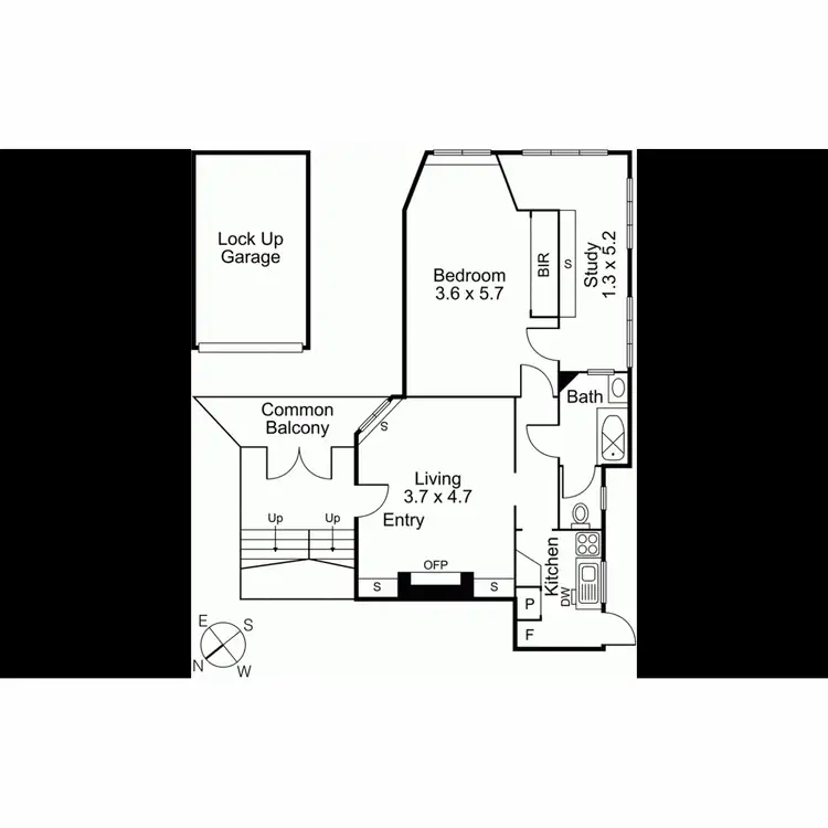 Floorplan of Homely apartment listing, 12A / 26-28 Dalgety Street, St Kilda VIC 3182