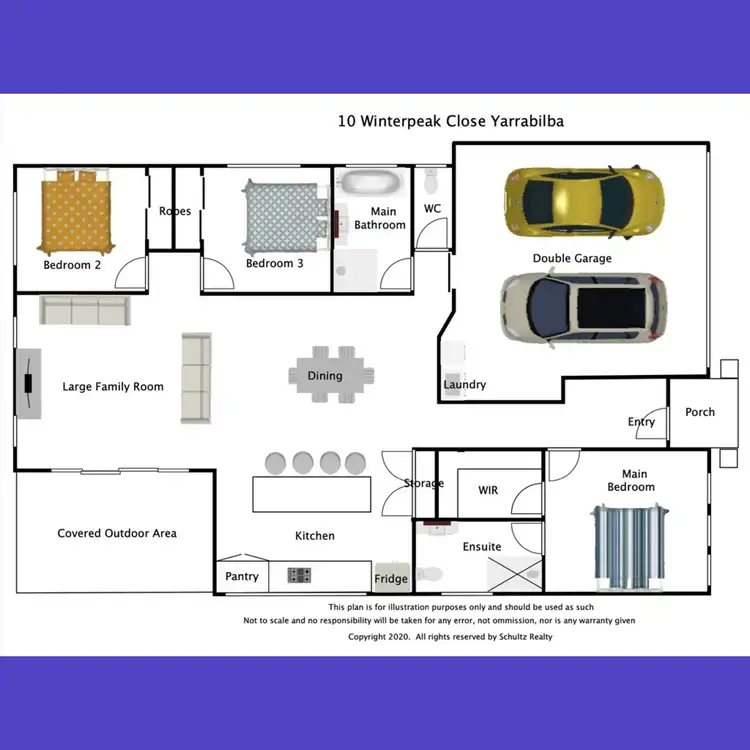 Floorplan of Homely house listing, 10 Winterpeak Close, Yarrabilba QLD 4207