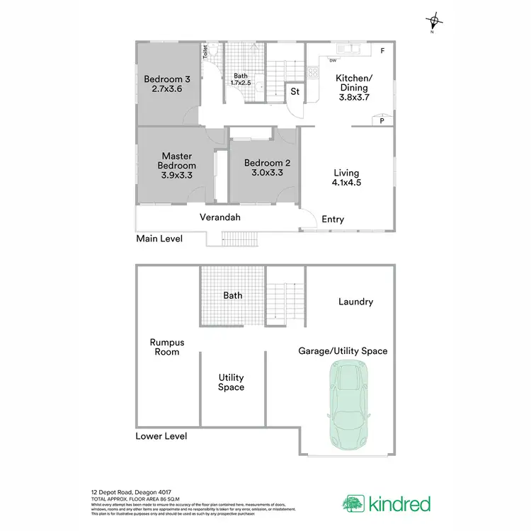 Floorplan of Homely house listing, 12 Depot Road, Deagon QLD 4017
