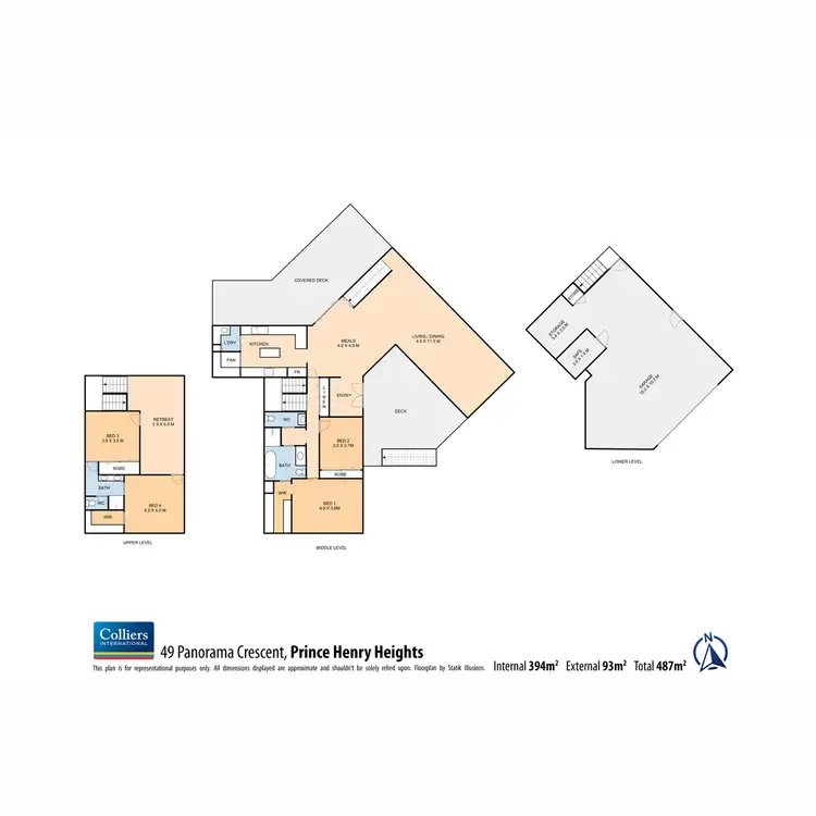 Floorplan of Homely house listing, 49 Panorama Crescent, Prince Henry Heights QLD 4350