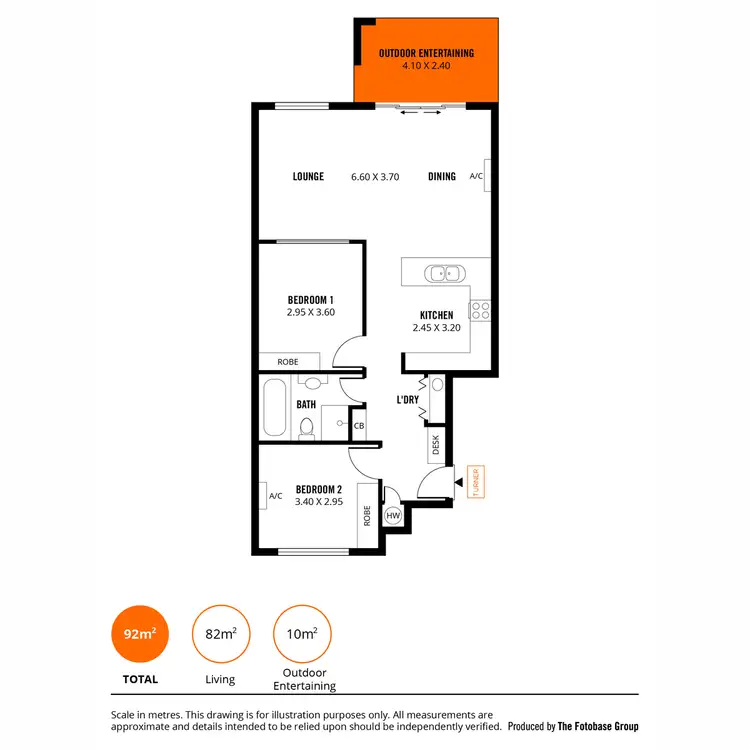 Floorplan of Homely apartment listing, 4/32 Exeter Terrace, Devon Park SA 5008