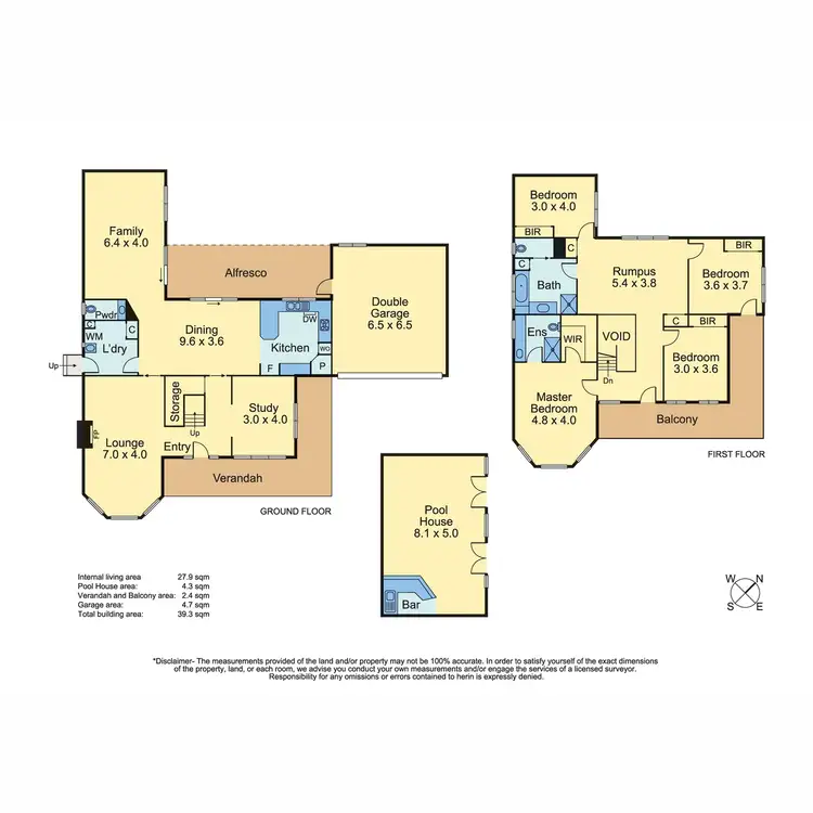 Floorplan of Homely house listing, 7 Rosedale Grove, Frankston South VIC 3199