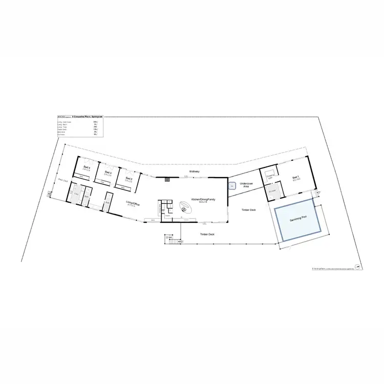 Floorplan of Homely house listing, 8 Casuarina Place, Springvale NSW 2650