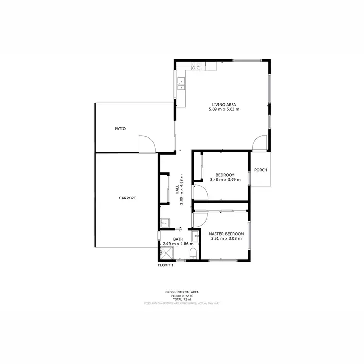 Floorplan of Homely unit listing, 21 Waters Loop, Bridgewater TAS 7030