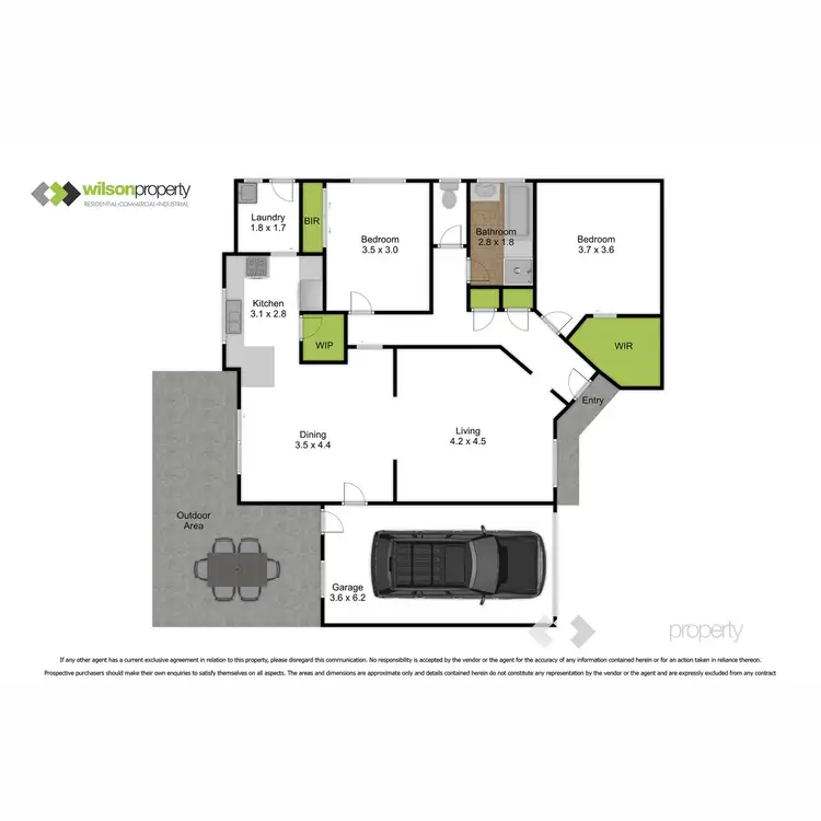 Floorplan of Homely house listing, 329 Franklin Street, Traralgon VIC 3844
