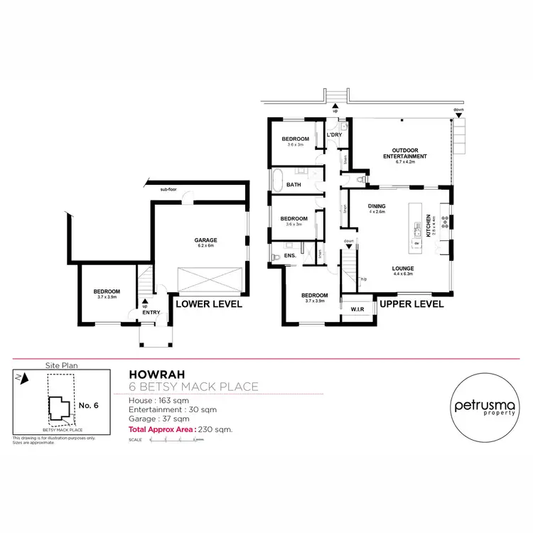 Floorplan of Homely house listing, 6 Betsy Mack Place, Howrah TAS 7018