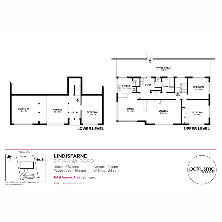 Floorplan of Homely house listing, 8 Rianna Road, Lindisfarne TAS 7015