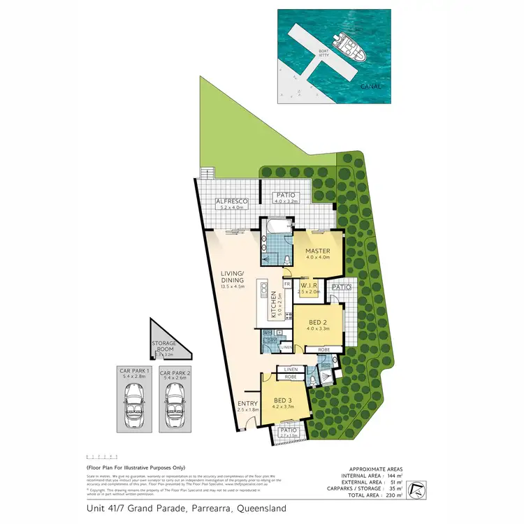 Floorplan of Homely apartment listing, 41/7 Grand Parade, Kawana Island QLD 4575