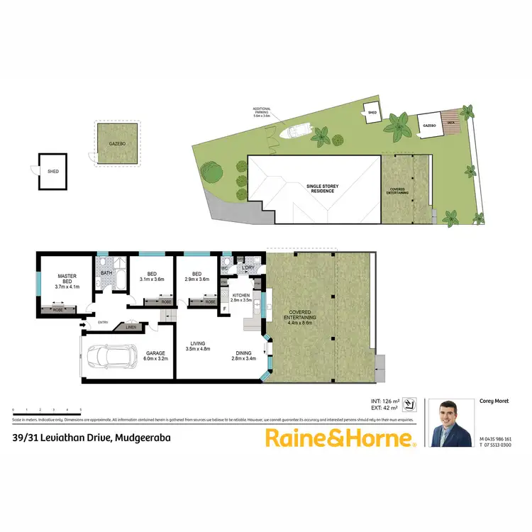 Floorplan of Homely townhouse listing, 39/31 Leviathan Drive, Mudgeeraba QLD 4213