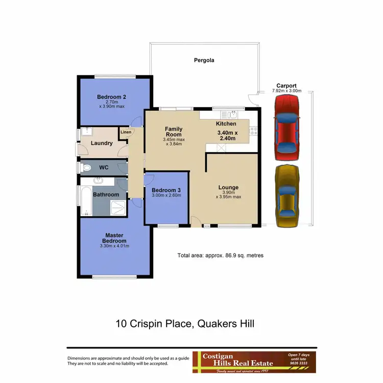 Floorplan of Homely house listing, 10 Crispin Place, Quakers Hill NSW 2763