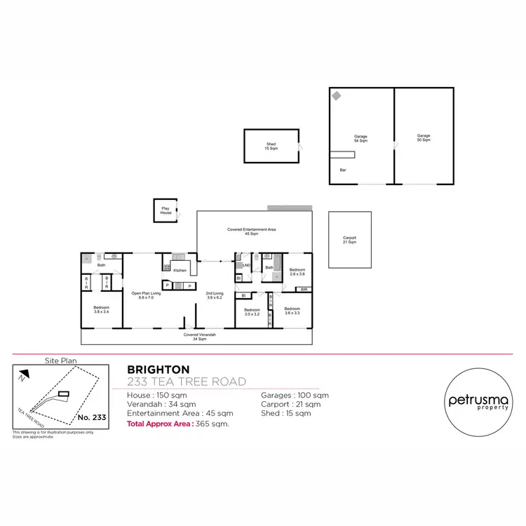 Floorplan of Homely house listing, 233 Tea Tree Road, Brighton TAS 7030