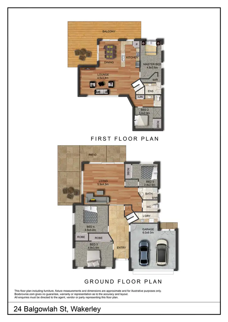 Floorplan of Homely house listing, 24 Balgowlah Street, Wakerley QLD 4154