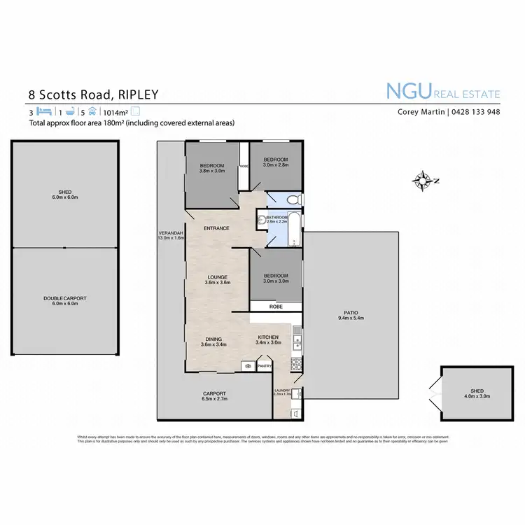 Floorplan of Homely house listing, 8 Scotts Road, Ripley QLD 4306