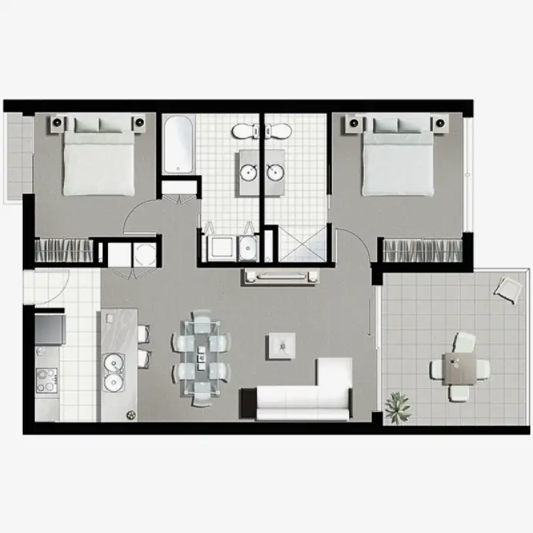 Floorplan of Homely apartment listing, 5306/5 Emporio Place, Maroochydore QLD 4558