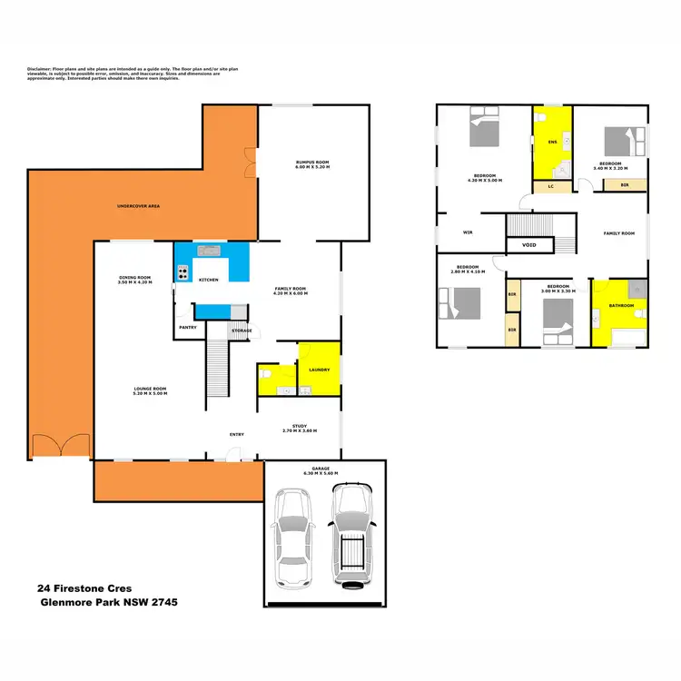 Floorplan of Homely house listing, 24 Firestone Crescent, Glenmore Park NSW 2745
