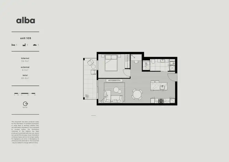 Floorplan of Homely apartment listing, 105/342-346 Centre Road, Bentleigh VIC 3204