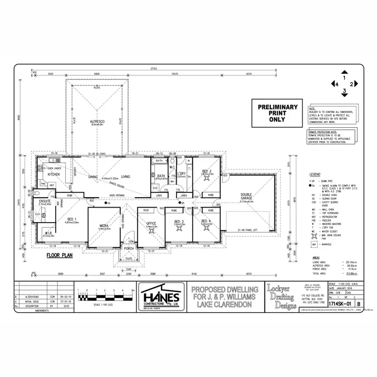 Floorplan of Homely house listing, 6 Folbigg Court, Gatton QLD 4343