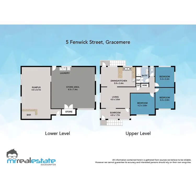 Floorplan of Homely house listing, 5 Fenwick Street, Gracemere QLD 4702