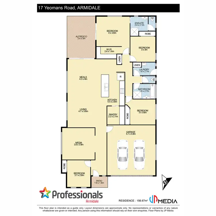 Floorplan of Homely house listing, 17 Yeomans Road, Armidale NSW 2350