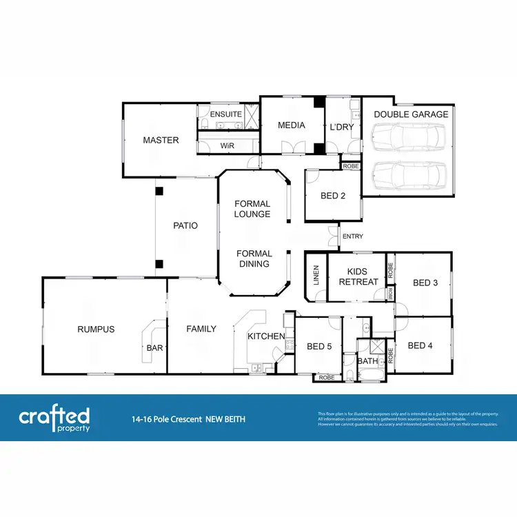 Floorplan of Homely house listing, 14-16 Pole Crescent, New Beith QLD 4124