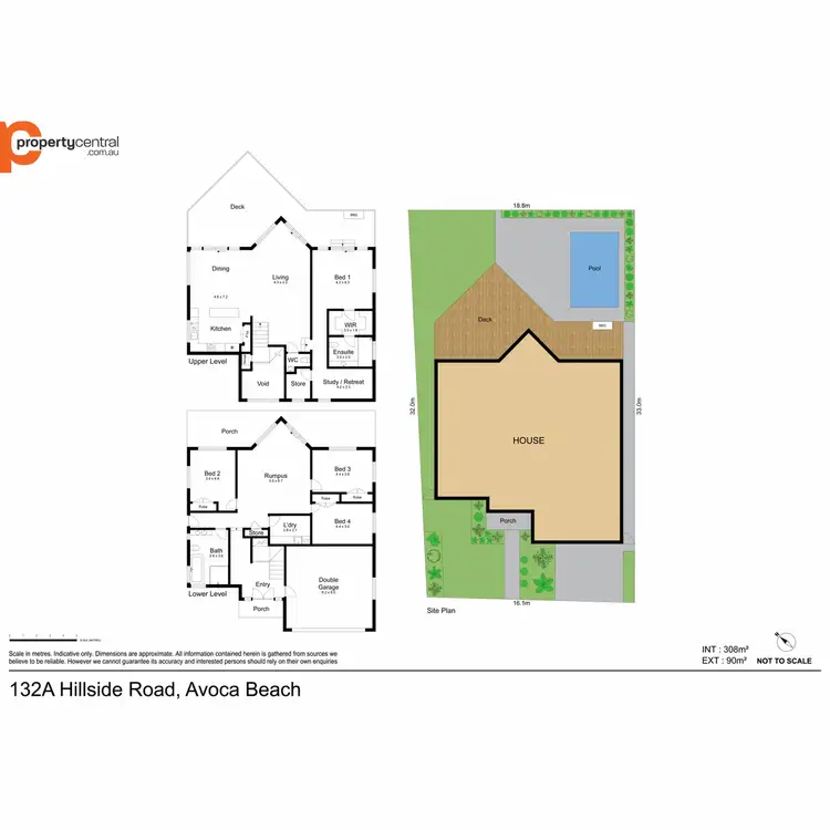 Floorplan of Homely house listing, 132a Hillside Road, Avoca Beach NSW 2251