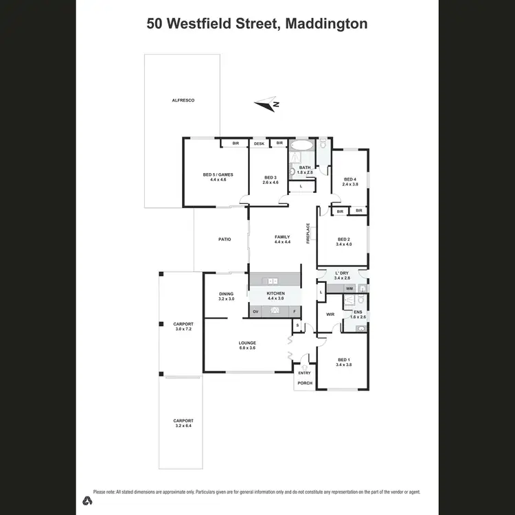 Floorplan of Homely house listing, 50 Westfield Street, Maddington WA 6109