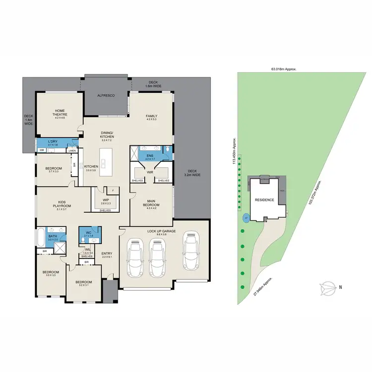 Floorplan of Homely house listing, 111 Rosehill Road, Millfield NSW 2325