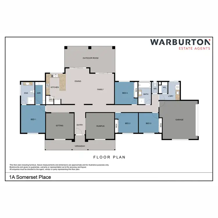 Floorplan of Homely house listing, 1a Somerset Place, Scone NSW 2337