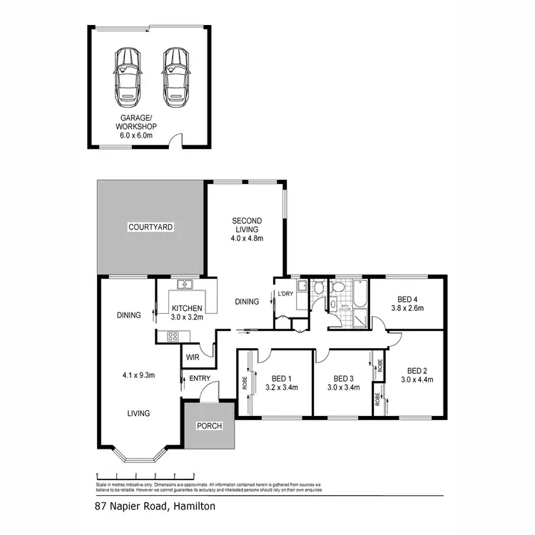 Floorplan of Homely house listing, 87 Mount Napier Road, Hamilton VIC 3300