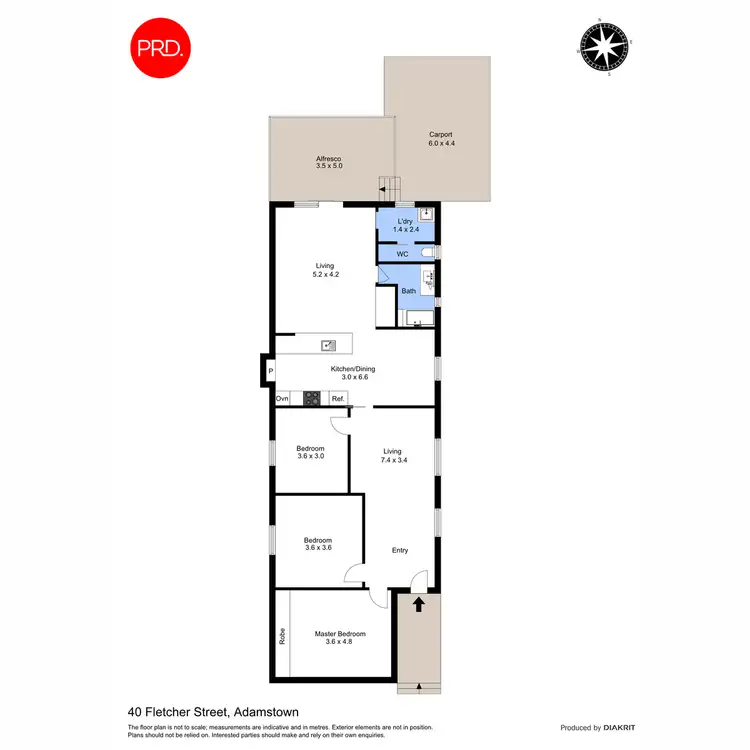 Floorplan of Homely house listing, 40 Fletcher Street, Adamstown NSW 2289