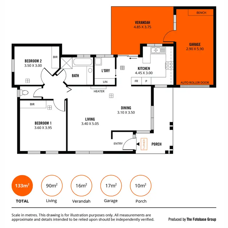 Floorplan of Homely unit listing, 2/66 Luhrs Road, Payneham South SA 5070
