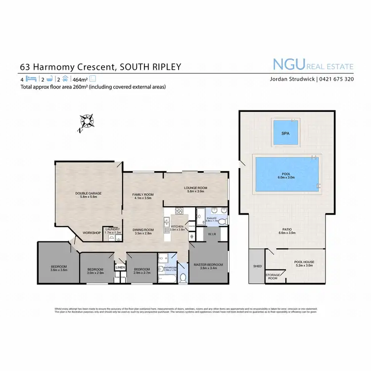 Floorplan of Homely house listing, 63 Harmony Crescent, South Ripley QLD 4306