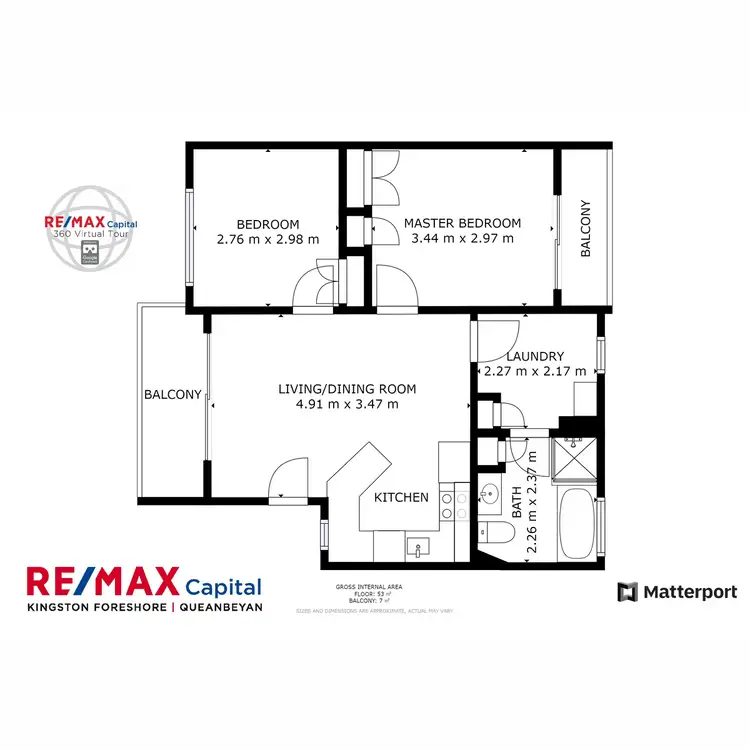 Floorplan of Homely unit listing, 15/52 Trinculo Place, Queanbeyan NSW 2620