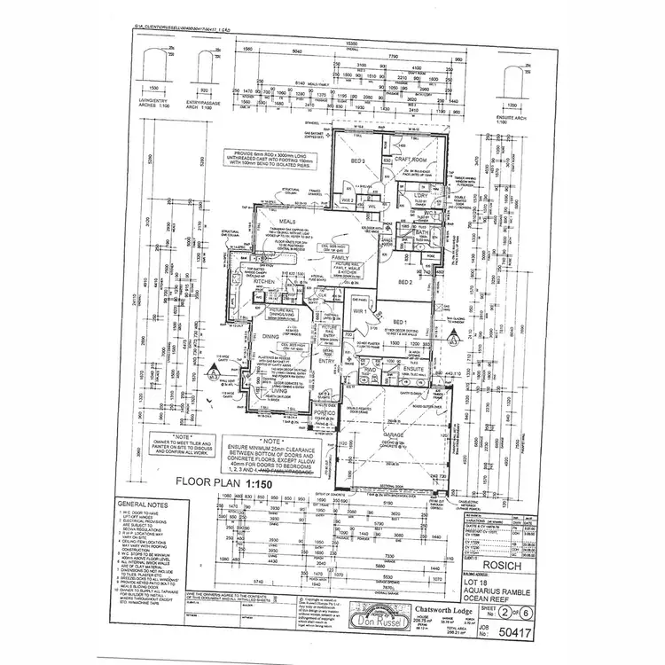 Floorplan of Homely house listing, 14 Aquarius Ramble, Ocean Reef WA 6027